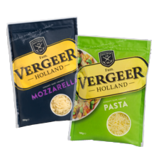 Vergeer geraspte kaas